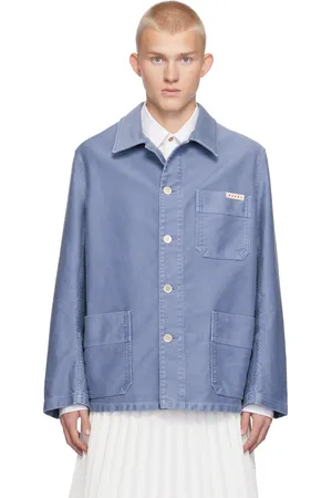 Marni Blue Workwear Jacket