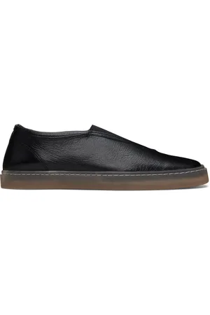 LEMAIRE Black Elastic Linoleum Sneakers
