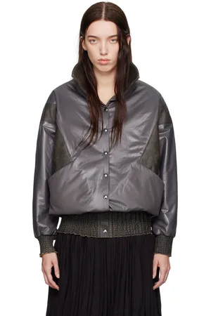 Nicklas Skovgaard Gray Farah Leather Jacket