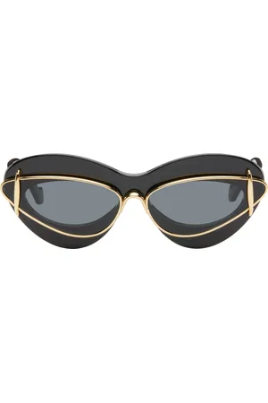 Loewe Black Cateye Double Frame Sunglasses