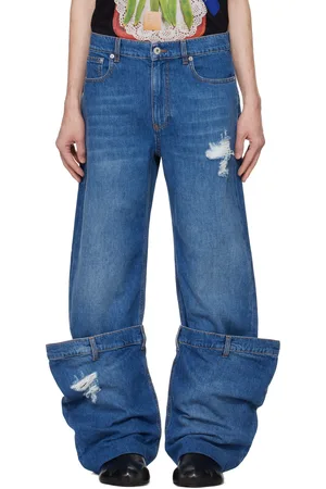 J.W.Anderson SSENSE Exclusive Blue Bucket Jeans