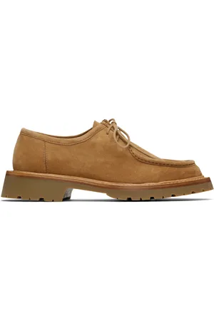 LEGRES Tan New Lace-Up Derbys