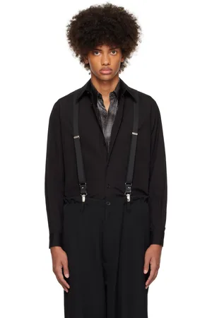 YOHJI YAMAMOTO Black Suit Broad G-CDH Standard Shirt