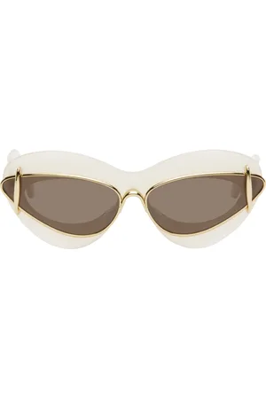 Loewe Off-White Cateye Double Frame Sunglasses