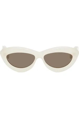 Loewe Off-White Curvy Sunglasses