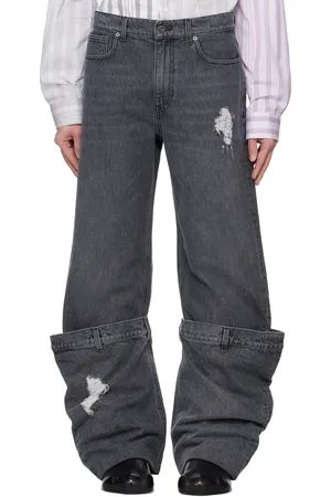 J.W.Anderson SSENSE Exclusive Gray Bucket Jeans