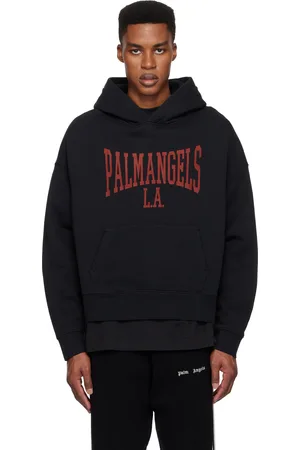 Palm Angels Black College Hoodie