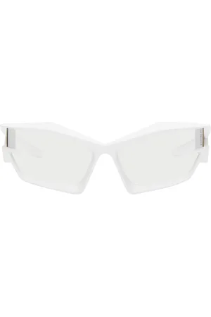 Givenchy White Giv Cut Sunglasses