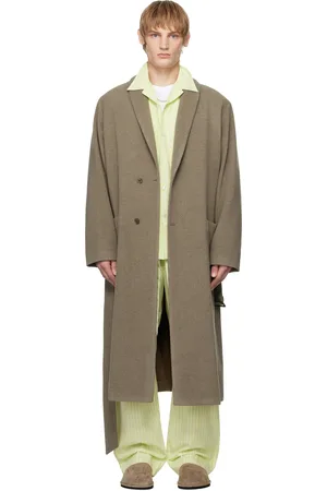 Tekla SSENSE Exclusive Taupe AURALEE Edition Robe Coat