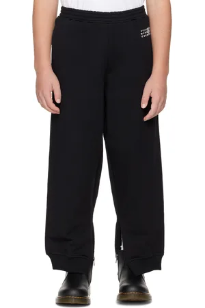 Maison Margiela Kids Black Numeric Sweatpants