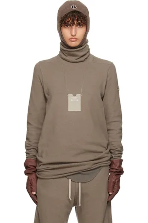 Rick Owens Moncler + Gray Surf Turtleneck