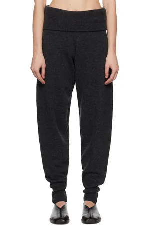 LEMAIRE Gray Soft Rib Lounge Pants