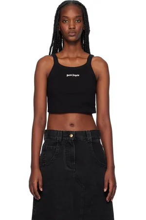 Palm Angels Black Logo Tank Top