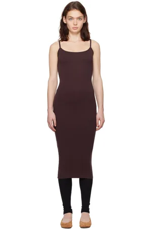 Flore Flore Brown Bibi Midi Dress