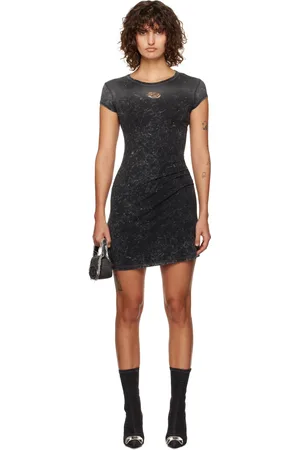 Diesel Gray D-Angiel-P1 Minidress