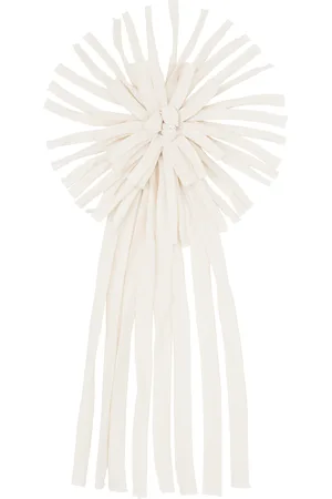 Comme des Garçons Off-White Cotton Cloth Brooch
