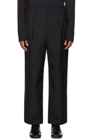 LEMAIRE Gray Pleated Trousers