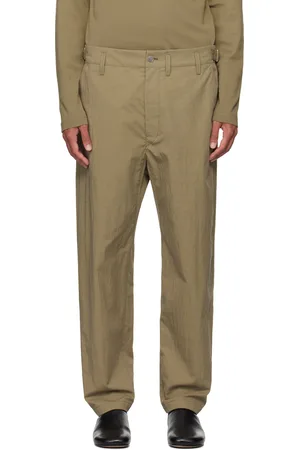 LEMAIRE Khaki Carrot Trousers