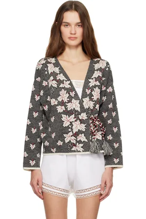 BODE Multicolor Maple Jacquard Cardigan