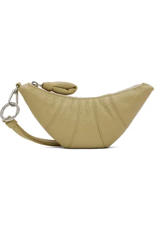 LEMAIRE Green Cross-Body Croissant Coin Pouch