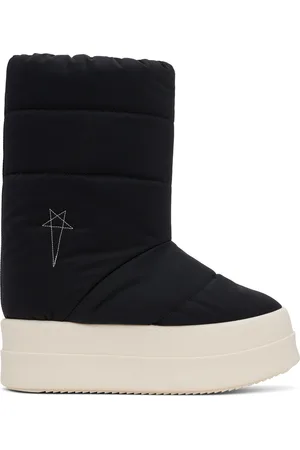 Rick Owens Black Porterville Mega Bumper Lunar Boots