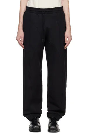 MUGLER Black Light Fleece Track Pants
