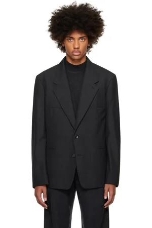 LEMAIRE Black Tailored Single Breasted Blazer