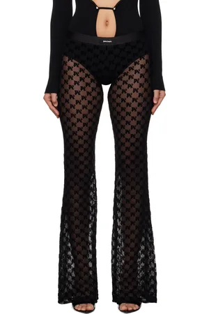 Palm Angels Monogram Tulle Trousers