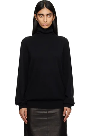 Khaite Black Percy Turtleneck
