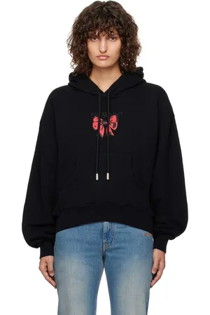 OFF-WHITE Bow Bookish Logo Over Hoodie