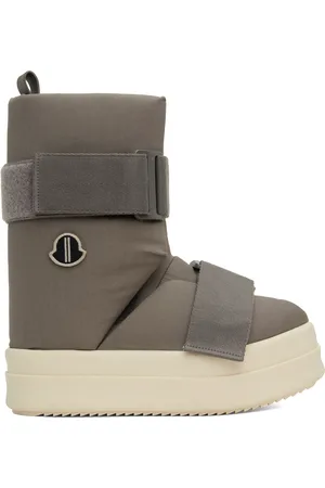 Rick Owens Moncler + Gray Low Splint Boots