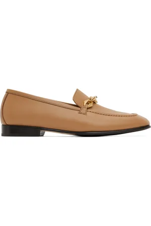 Jimmy Choo Beige Diamond Tilda Loafers
