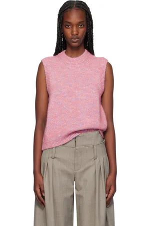 Ganni Pink Knit Vest