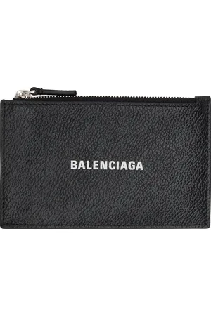 Balenciaga Black Cash Long Coin Card Holder