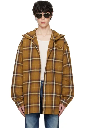 Diesel Brown S-Dewny-Hood-A Shirt
