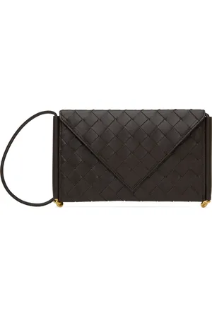 Bottega Veneta Brown Solstice Horizontal Phone Bag