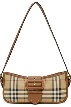 Burberry Beige Check Sling Bag
