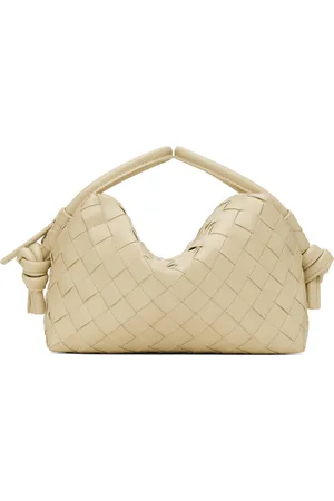Bottega Veneta Beige Small Loop Cross-Body Bag