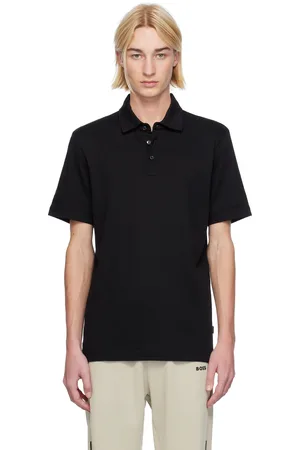 HUGO BOSS Black Three-Button Polo