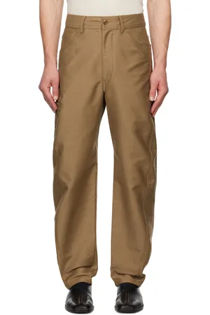 LEMAIRE Tan Twisted Workwear Trousers