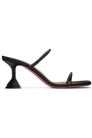 Amina Muaddi Gilda Slipper Heeled Sandals