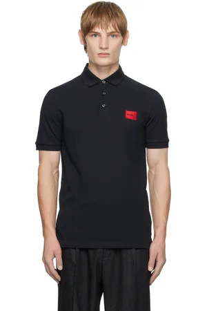 HUGO BOSS Navy Logo Patch Polo