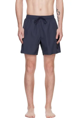 HUGO BOSS Navy Flap Pocket Swim Shorts
