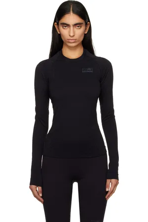 Maison Margiela Black Salomon Edition Jacquard Long-Sleeved T-shirt