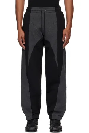 MUGLER Gray Light Fleece Track Pants