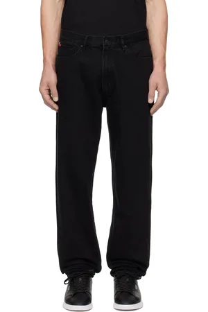 HUGO BOSS Black Tapered-Fit Jeans