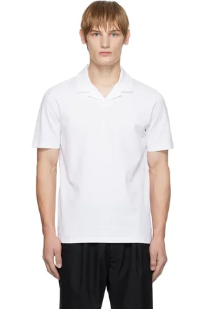 HUGO BOSS White Bowling Polo