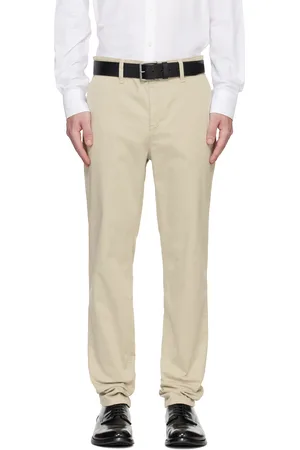 HUGO BOSS Beige Tapered-Fit Trousers