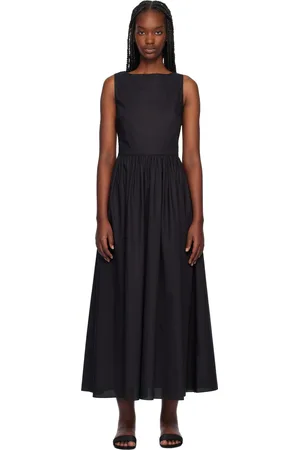 MATTEAU Tie Back Midi Dress