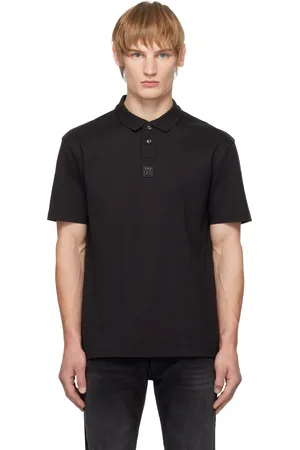 HUGO BOSS Black Interlock-Cotton Polo